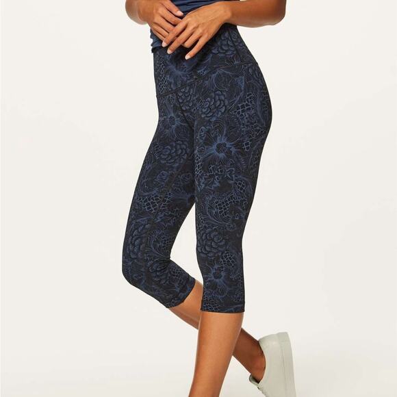 Lululemon Wunder Under Hi-Rise Tight Full-On Luxtreme 17" Nouveau Mach Size 2 - Picture 1 of 6